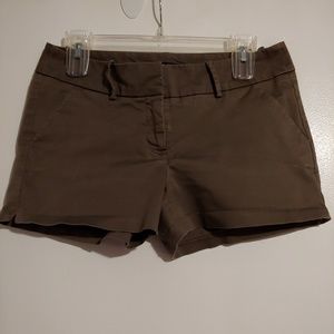 Mossimo stretch shorts brown size 6 FINAL PRICE